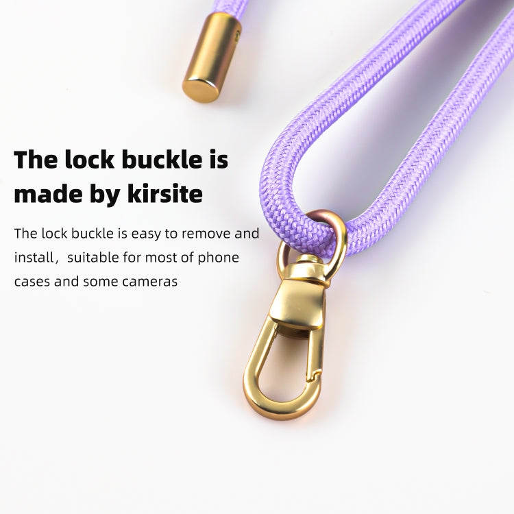 mutural Universal Mobile Phone Solid Color Lanyard(Purple) - Lanyards & Wrist Straps by Mutural | Online Shopping South Africa | PMc TechLife | Buy Now Pay Later Mobicred