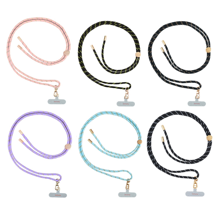 mutural Universal Mobile Phone Lanyard(Purple Gold) - Lanyards & Wrist Straps by Mutural | Online Shopping South Africa | PMc TechLife | Buy Now Pay Later Mobicred
