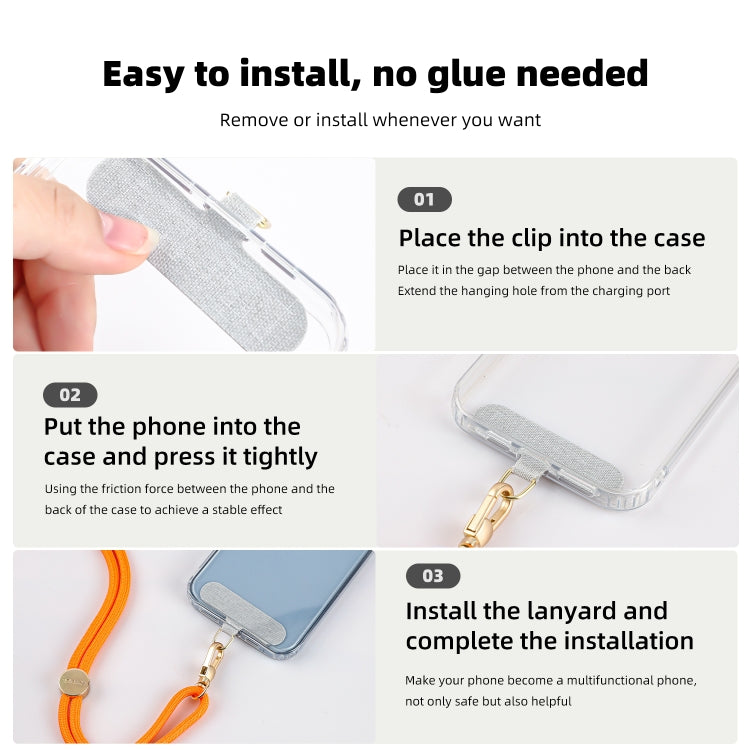 mutural Universal Mobile Phone Lanyard(Black White) - free shipping - PMc TechLife - Order now!