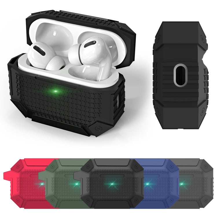For AirPods 3 Wireless Earphones Shockproof Armor Protective Case(Blue) - For AirPods 3 by PMC Jewellery | Online Shopping South Africa | PMC Jewellery | Buy Now Pay Later Mobicred