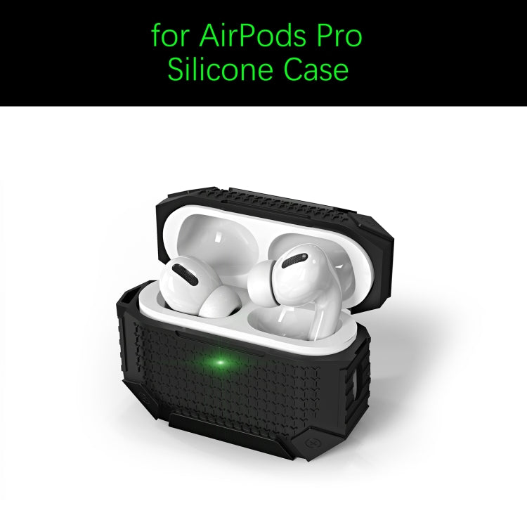 For AirPods 3 Wireless Earphones Shockproof Armor Silicone Protective Case(Red) - For AirPods 3 by PMC Jewellery | Online Shopping South Africa | PMC Jewellery | Buy Now Pay Later Mobicred