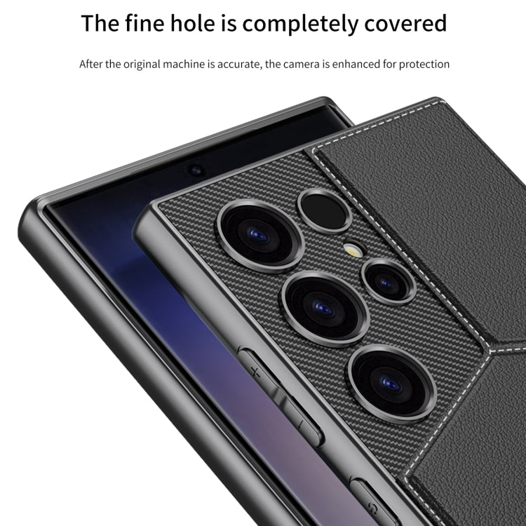 For Samsung Galaxy S23 Ultra 5G GKK Rotor Bracket Recessed Card Bag Full Coverage Phone Case(Black) - free shipping - PMC Jewellery - Order now!
