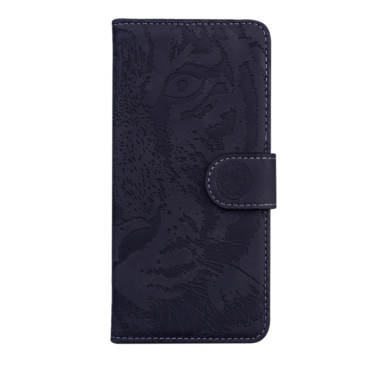 For Google Pixel 9 Tiger Embossing Pattern Flip Leather Phone Case(Black) - Google Cases by PMC TechLife | Online Shopping South Africa | PMC TechLife | Buy Now Pay Later Mobicred