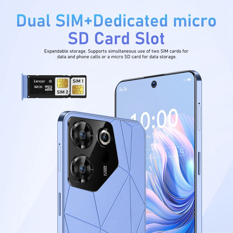C20 Pro 5G / U32, 3GB+32GB, 6.528 inch Face Identification Android 10.0 MTK6737 Quad Core, Network: 4G, OTG, Dual SIM(Blue) -  by PMC TechLife | Online Shopping South Africa | PMC TechLife