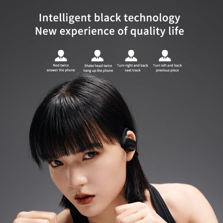 D MOOSTER D13 Pro Ear-Mounted Air Conduction Wireless Bluetooth Earphone(Black) - Sport Earphone by D MOOSTER | Online Shopping South Africa | PMC Jewellery | Buy Now Pay Later Mobicred