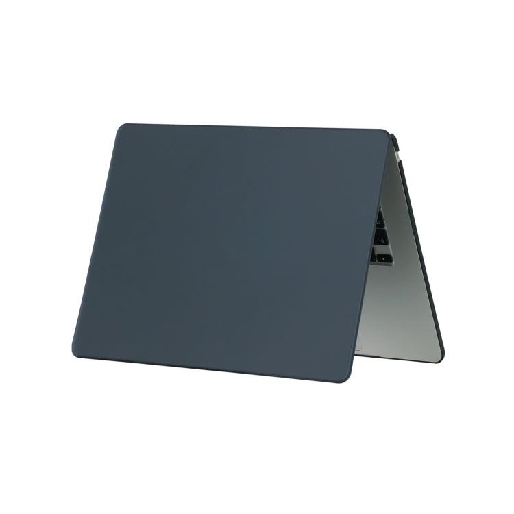 For MacBook Air 15.3 2024 A2941 (M2)/A3114 (M3) Laptop Matte Style Protective Case(Black) - MacBook Air Cases by PMC Jewellery | Online Shopping South Africa | PMC Jewellery | Buy Now Pay Later Mobicred