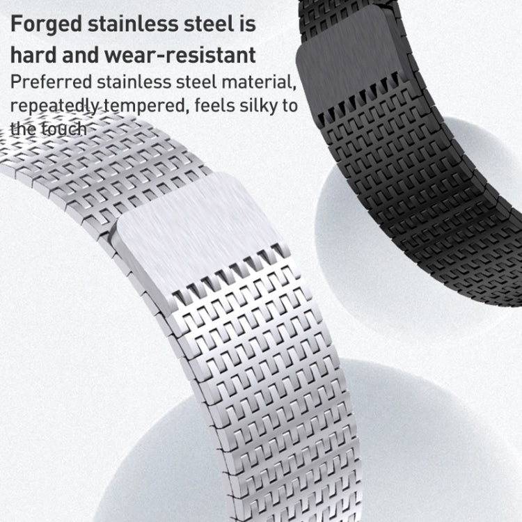 For Apple Watch 38mm Milanese Loop Magnetic Clasp Stainless Steel Watch Band(Silver) - Watch Bands by PMC TechLife | Online Shopping South Africa | PMC TechLife