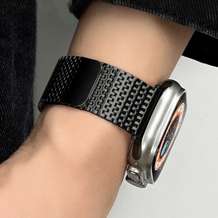For Apple Watch 38mm Milanese Loop Magnetic Clasp Stainless Steel Watch Band(Silver) - Watch Bands by PMC TechLife | Online Shopping South Africa | PMC TechLife