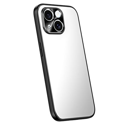 For iPhone 15 Plus R-JUST RJ-61 Electroplating Frosted TPU + PC Phone Case(Silver) - iPhone 15 Plus Cases by R-JUST | Online Shopping South Africa | PMC Jewellery