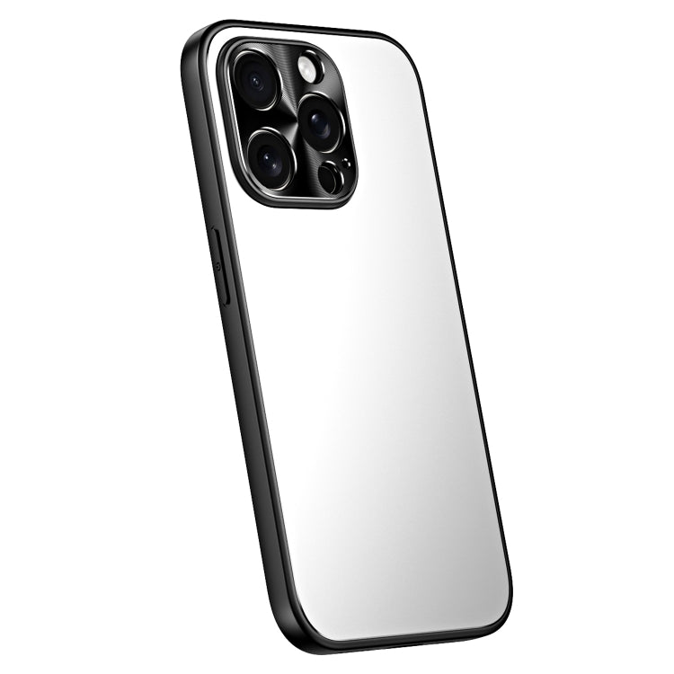 For iPhone 14 Pro Max R-JUST RJ-61 Electroplating Frosted TPU + PC Phone Case(Silver) - iPhone 14 Pro Max Cases by R-JUST | Online Shopping South Africa | PMC TechLife | Buy Now Pay Later Mobicred