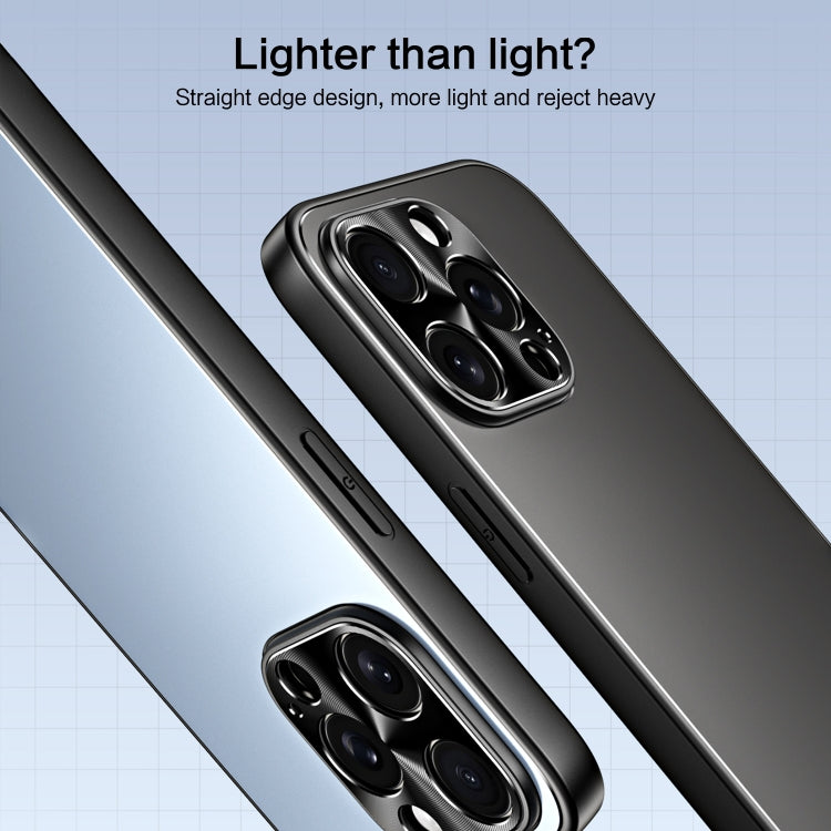 For iPhone 14 R-JUST RJ-61 Electroplating Frosted TPU + PC Phone Case(Silver) - iPhone 14 Cases by R-JUST | Online Shopping South Africa | PMC TechLife