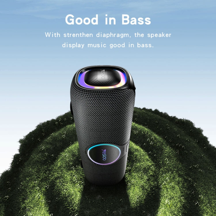 Yesido YSW21 Outdoor Portable Wireless Bluetooth Speaker with Microphone(Black) - free shipping - PMC Jewellery - Order now!