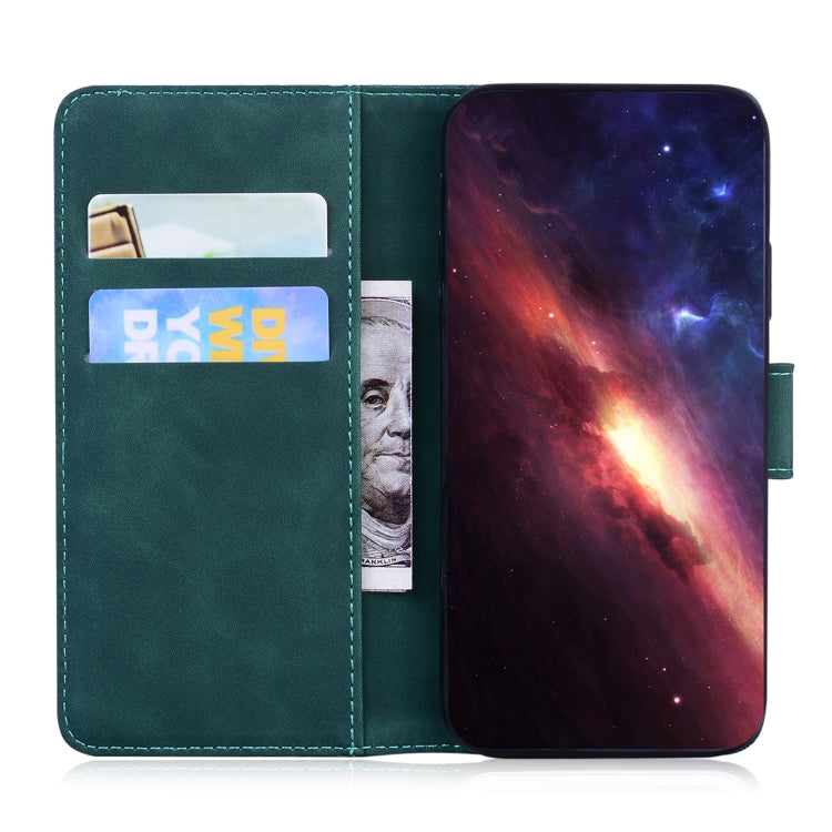 For Google Pixel 9 Skin Feel Pure Color Flip Leather Phone Case(Green) - Google Cases by PMC TechLife | Online Shopping South Africa | PMC TechLife | Buy Now Pay Later Mobicred