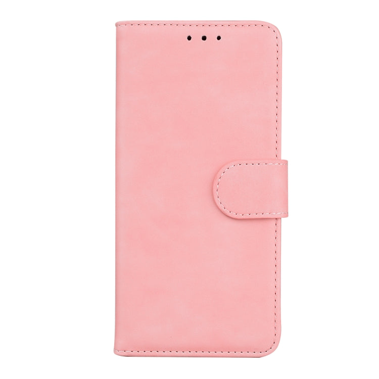 For Google Pixel 9 Skin Feel Pure Color Flip Leather Phone Case(Pink) - Google Cases by PMC TechLife | Online Shopping South Africa | PMC TechLife | Buy Now Pay Later Mobicred