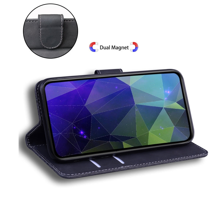 For Google Pixel 9 Skin Feel Pure Color Flip Leather Phone Case(Black) - Google Cases by PMC TechLife | Online Shopping South Africa | PMC TechLife | Buy Now Pay Later Mobicred