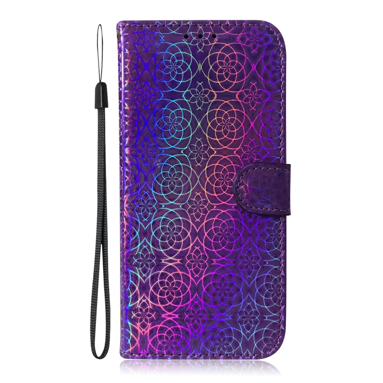 For Google Pixel 9 Pro Colorful Magnetic Buckle Leather Phone Case(Purple) - Google Cases by PMC TechLife | Online Shopping South Africa | PMC TechLife | Buy Now Pay Later Mobicred