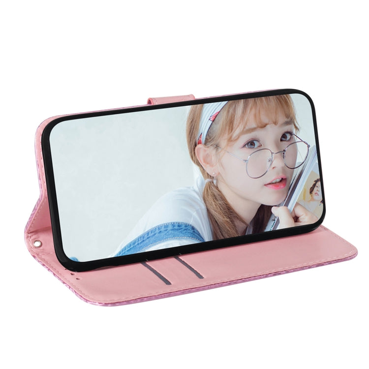 For Google Pixel 9 Colorful Magnetic Buckle Leather Phone Case(Pink) - Google Cases by PMC TechLife | Online Shopping South Africa | PMC TechLife | Buy Now Pay Later Mobicred