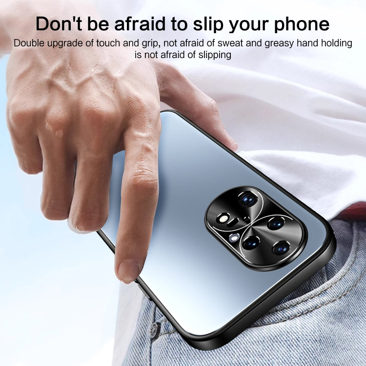 For Huawei P50 Pro R-JUST RJ-61 Electroplating Frosted TPU + PC Phone Case(Grey) - free shipping - PMC TechLife - Order now!