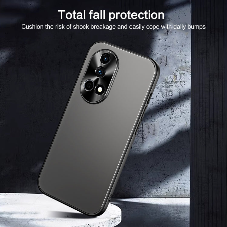 For Huawei nova 12 R-JUST RJ-61 Electroplating Frosted TPU + PC Phone Case(Grey) - Huawei Cases by R-JUST | Online Shopping South Africa | PMC TechLife | Buy Now Pay Later Mobicred