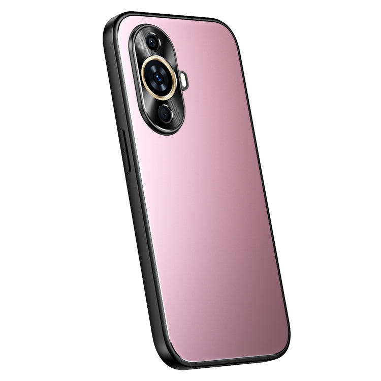 For Huawei nova 11 Pro R-JUST RJ-61 Electroplating Frosted TPU + PC Phone Case(Pink) - Huawei Cases by R-JUST | Online Shopping South Africa | PMC Jewellery
