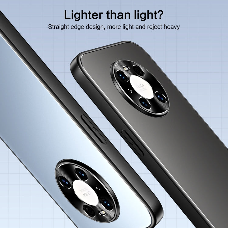 For Huawei Mate 40 Pro R-JUST RJ-61 Electroplating Frosted TPU + PC Phone Case(Grey) - Huawei Cases by R-JUST | Online Shopping South Africa | PMC TechLife | Buy Now Pay Later Mobicred