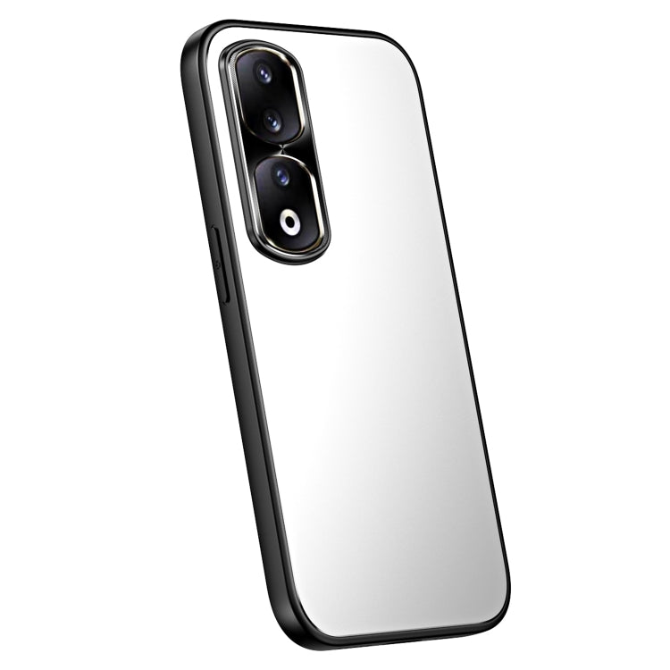 For Honor 90 Pro R-JUST RJ-61 Electroplating Frosted TPU + PC Phone Case(Silver) - Honor Cases by R-JUST | Online Shopping South Africa | PMC TechLife | Buy Now Pay Later Mobicred