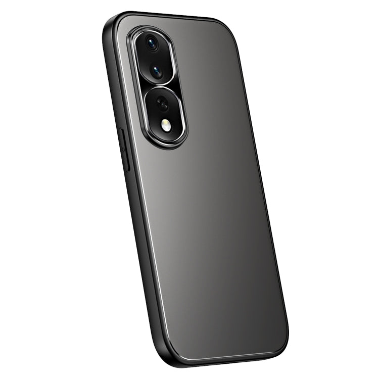 For Honor 80 R-JUST RJ-61 Electroplating Frosted TPU + PC Phone Case(Grey) - Honor Cases by R-JUST | Online Shopping South Africa | PMC TechLife