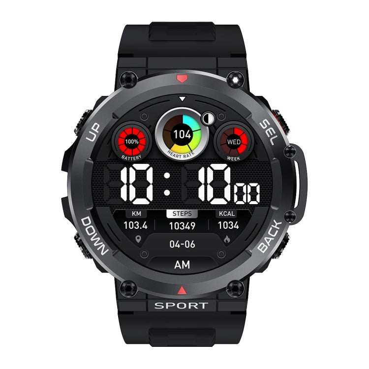 LEMFO LF33 1.39 inch TFT Round Screen Smart Watch Supports Bluetooth Calls(Black) - free shipping - PMC TechLife - Order now!