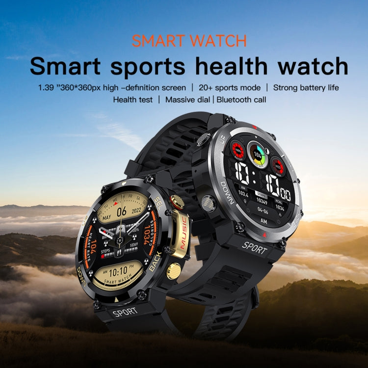 LEMFO LF33 1.39 inch TFT Round Screen Smart Watch Supports Bluetooth Calls(Gold) - free shipping - PMC TechLife - Order now!