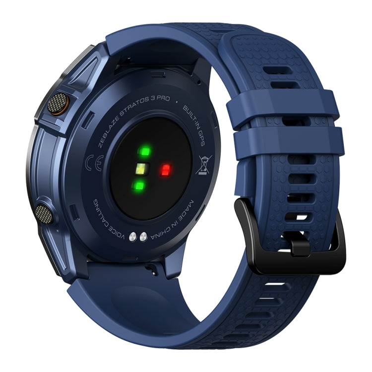 Zeblaze Stratos 3 Pro 1.43 inch AMOLED Screen Sports Smart Watch Support Bluethooth Call(Blue) - Smart Watches by Zeblaze | Online Shopping South Africa | PMC Jewellery