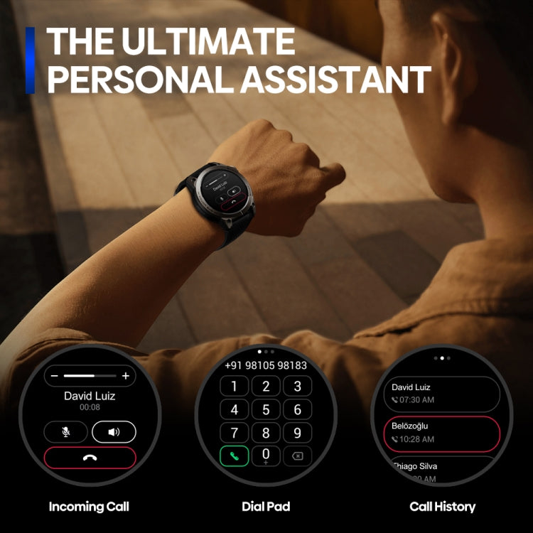 Zeblaze Stratos 3 Pro 1.43 inch AMOLED Screen Sports Smart Watch Support Bluetooth Call(Black) - free shipping - PMC TechLife - Order now!