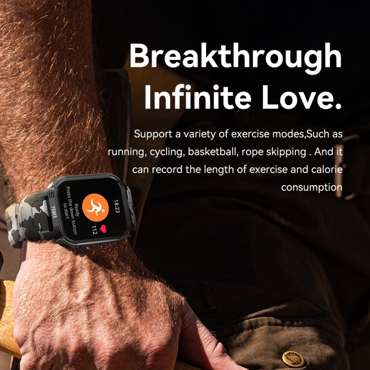 LEMFO LT08 1.85 inch TFT Screen Smart Watch Supports Bluetooth Calls(Blue Black) - free shipping - PMC TechLife - Order now!