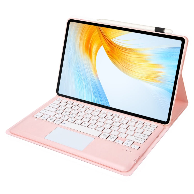 For Huawei MatePad Pro 13.2 inch AH18-A Detachable Bluetooth Keyboard Leather Tablet Case with Touch(Pink) - Huawei Keyboard by PMC TechLife | Online Shopping South Africa | PMC TechLife