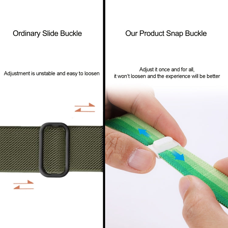 For Apple Watch 38mm Carbon Fiber Texture Snap Buckle Nylon Watch Band(Grey) - Watch Bands by PMC TechLife | Online Shopping South Africa | PMC TechLife | Buy Now Pay Later Mobicred