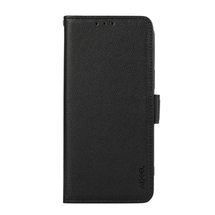 For iPhone 17 Pro Max ABEEL Side-Magnetic Litchi Pattern Leather RFID Phone Case(Black) - free shipping - PMc TechLife - Order now!