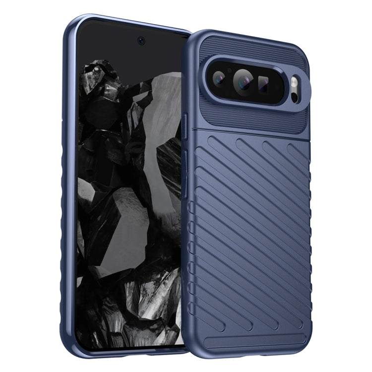 For Google Pixel 9 Pro XL Thunderbolt Shockproof TPU Phone Case(Blue) - free shipping - PMC TechLife - Order now!