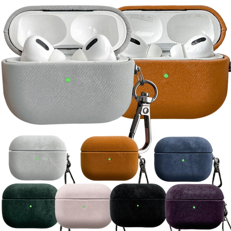 For AirPods Pro Suede Earphone Protective Case(Blue) - For AirPods Pro by PMC Jewellery | Online Shopping South Africa | PMC Jewellery | Buy Now Pay Later Mobicred