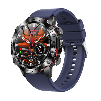 ET482 1.43 inch AMOLED Screen Sports Smart Watch Support Bluethooth Call /  ECG Function(Blue Silicone Band) - Smart Watches by PMC Jewellery | Online Shopping South Africa | PMC Jewellery