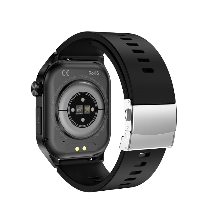 ET580 2.04 inch AMOLED Screen Sports Smart Watch Support Bluethooth Call /  ECG Function(Black Butterfly Buckle) - Smart Watches by PMC Jewellery | Online Shopping South Africa | PMC Jewellery