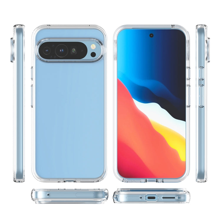 For Google Pixel 9 Pro XL Terminator Style Shockproof Phone Case(Transparent) - Google Cases by PMC TechLife | Online Shopping South Africa | PMC TechLife | Buy Now Pay Later Mobicred