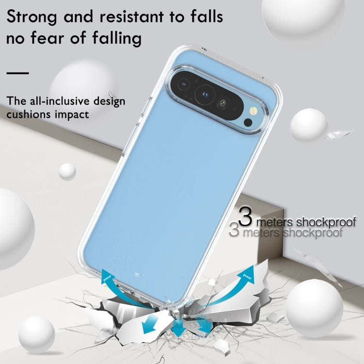 For Google Pixel 9 Pro XL Terminator Style Shockproof Phone Case(Transparent) - Google Cases by PMC TechLife | Online Shopping South Africa | PMC TechLife | Buy Now Pay Later Mobicred