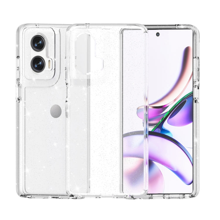 For Motorola Moto G Stylus 5G 2024 Terminator Style Shockproof Phone Case(Glitter White) - Motorola Cases by PMC Jewellery | Online Shopping South Africa | PMC Jewellery | Buy Now Pay Later Mobicred
