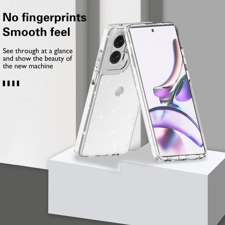 For Motorola Moto G Stylus 5G 2024 Terminator Style Shockproof Phone Case(Glitter White) - Motorola Cases by PMC Jewellery | Online Shopping South Africa | PMC Jewellery | Buy Now Pay Later Mobicred