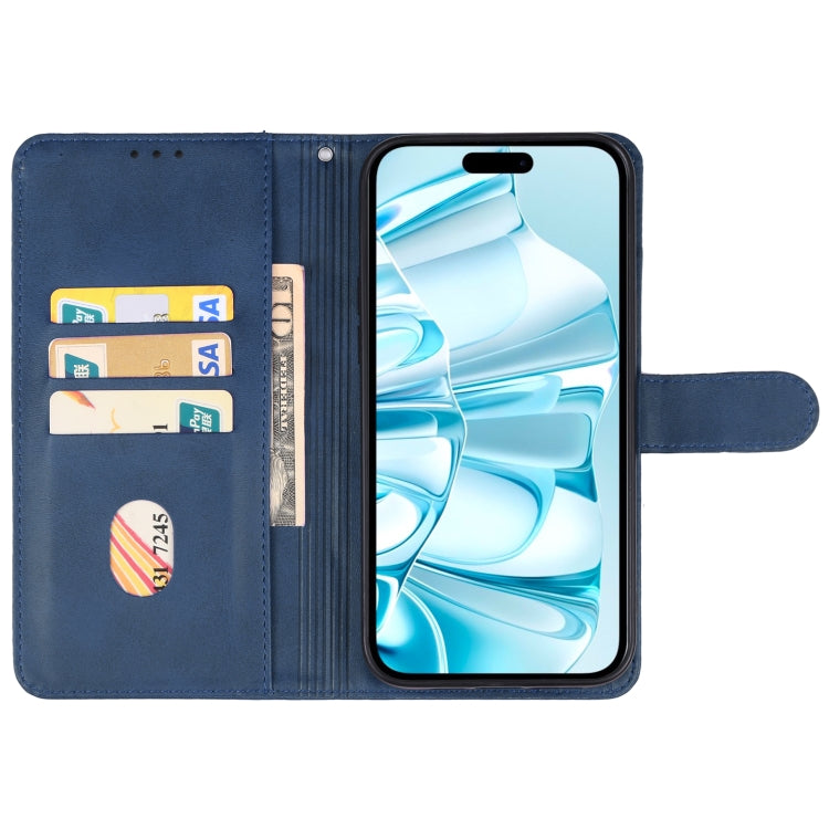 For iPhone 16 Leather Phone Case(Blue) - iPhone 16 Cases by PMC Jewellery | Online Shopping South Africa | PMC Jewellery | Buy Now Pay Later Mobicred