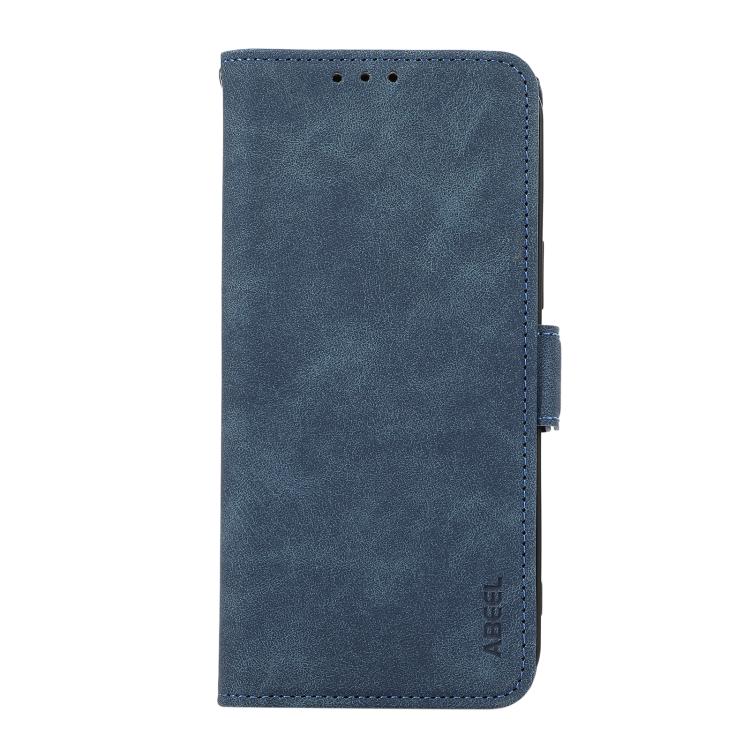 For iPhone 17 Air ABEEL Frosted Magnetic RFID Leather Phone Case(Blue) - free shipping - PMc TechLife - Order now!
