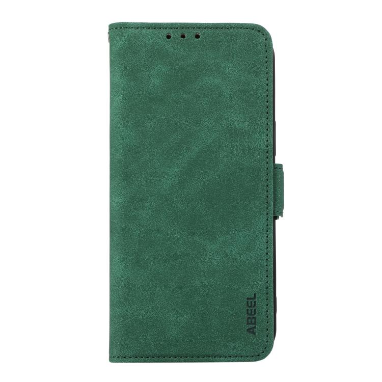 For iPhone 17 Air ABEEL Frosted Magnetic RFID Leather Phone Case(Green) - free shipping - PMc TechLife - Order now!