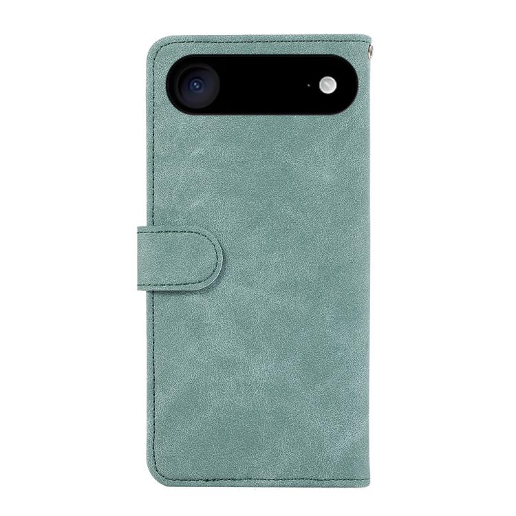 For iPhone 17 Air ABEEL Color Block Magnetic RFID Leather Phone Case(Cyan-Pink) - free shipping - PMc TechLife - Order now!