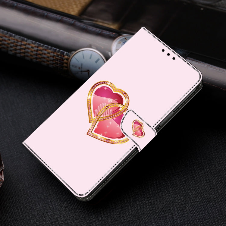 For LG K22/K22 + Crystal Painted Leather Phone case(Love Peach) - free shipping - PMC TechLife - Order now!