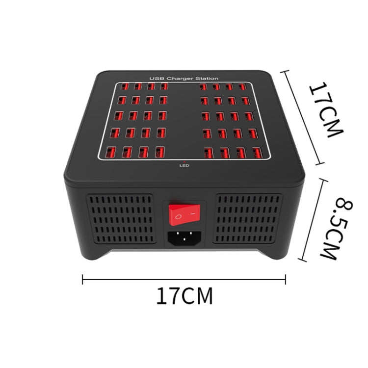 YFY-A76 200W 40 Ports USB Smart Charging Station(AU Plug) - free shipping - PMC Jewellery - Order now!