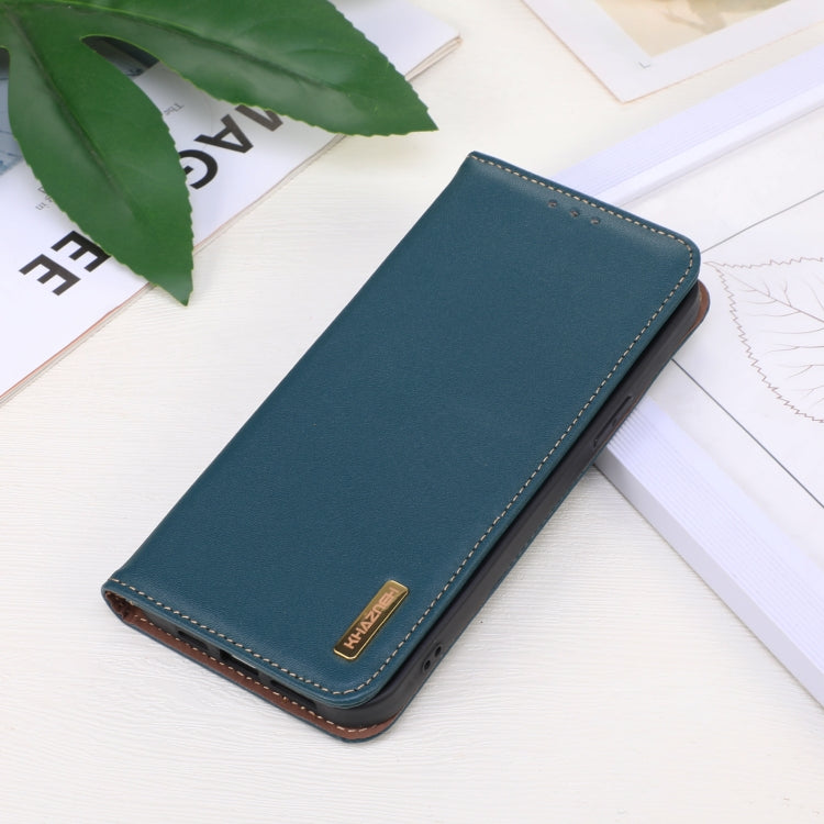 For Google Pixel 9 KHAZNEH Nappa Top Layer Cowhide Leather Phone Case(Green) - Google Cases by PMC Jewellery | Online Shopping South Africa | PMC Jewellery | Buy Now Pay Later Mobicred